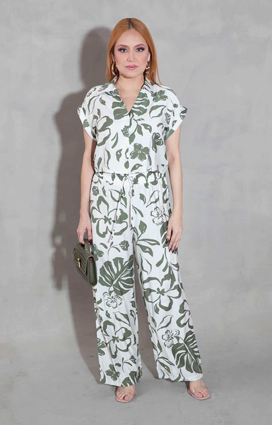 Conjunto beige estampado - CONJUNTO Boutiquemirel 