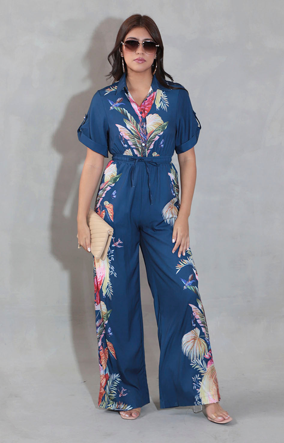 Palazzo azul estampado - PALAZZO Boutiquemirel 