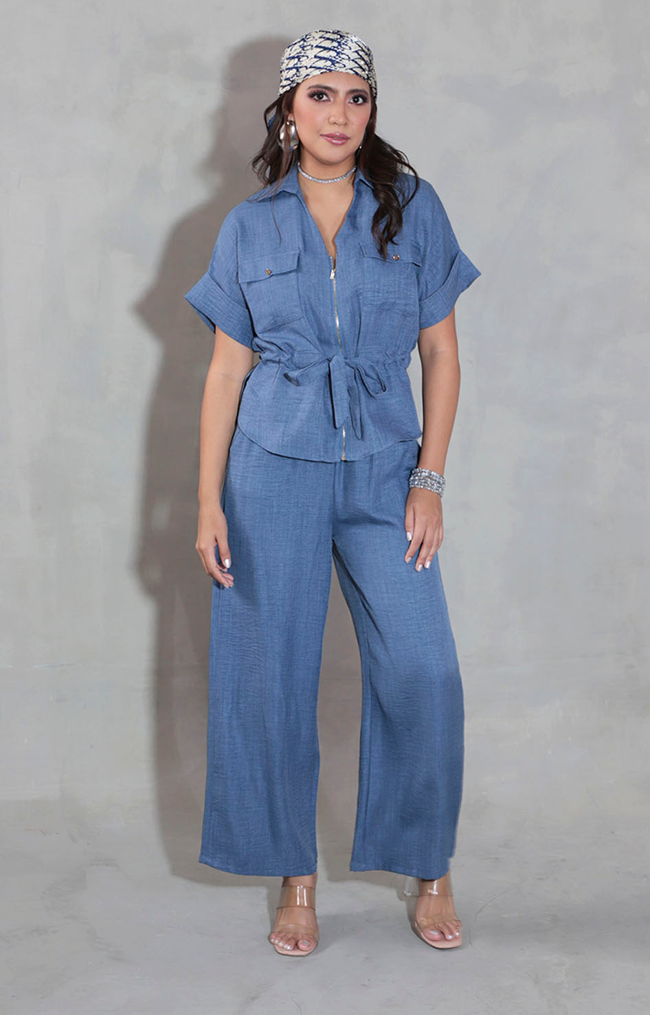 Conjunto azul - CONJUNTO Boutiquemirel 