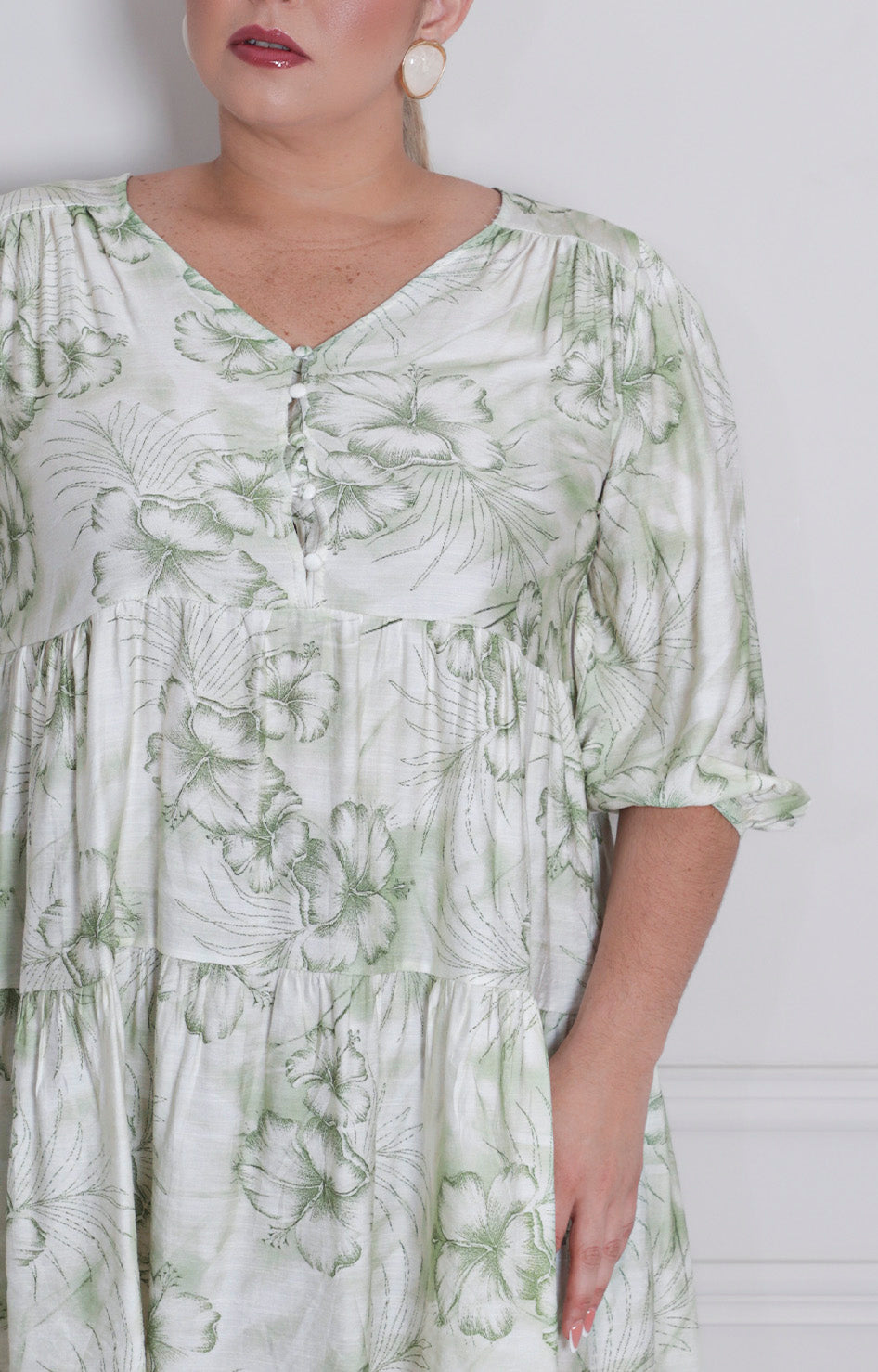 Vestido estampado corto - VESTIDO CORTO CURVY Boutiquemirel 