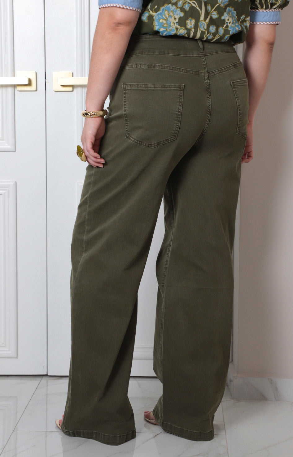 Pantalón de mezclilla tiro alto