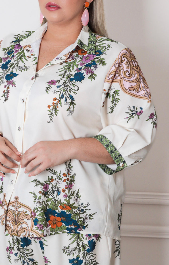 Conjunto estampado beige - CONJUNTO CURVY Boutiquemirel 