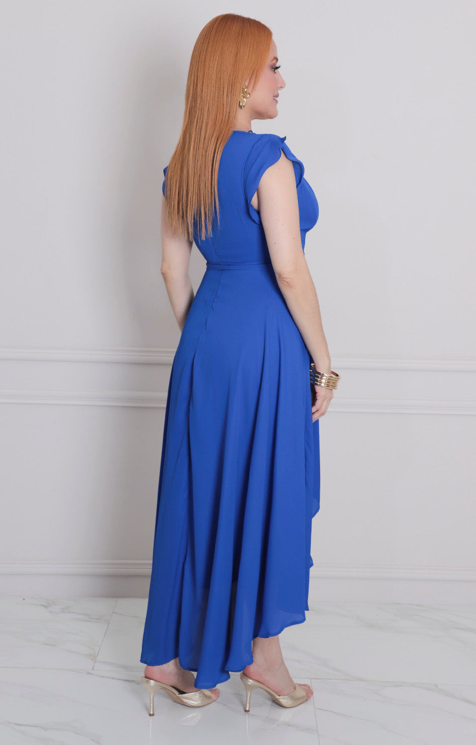 Vestido asimètrico con lazo - VESTIDO LARGO REGULAR Boutiquemirel 