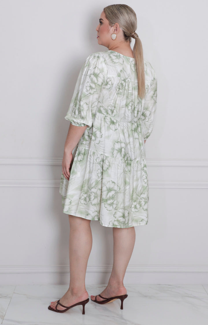 Vestido estampado corto - VESTIDO CORTO CURVY Boutiquemirel 