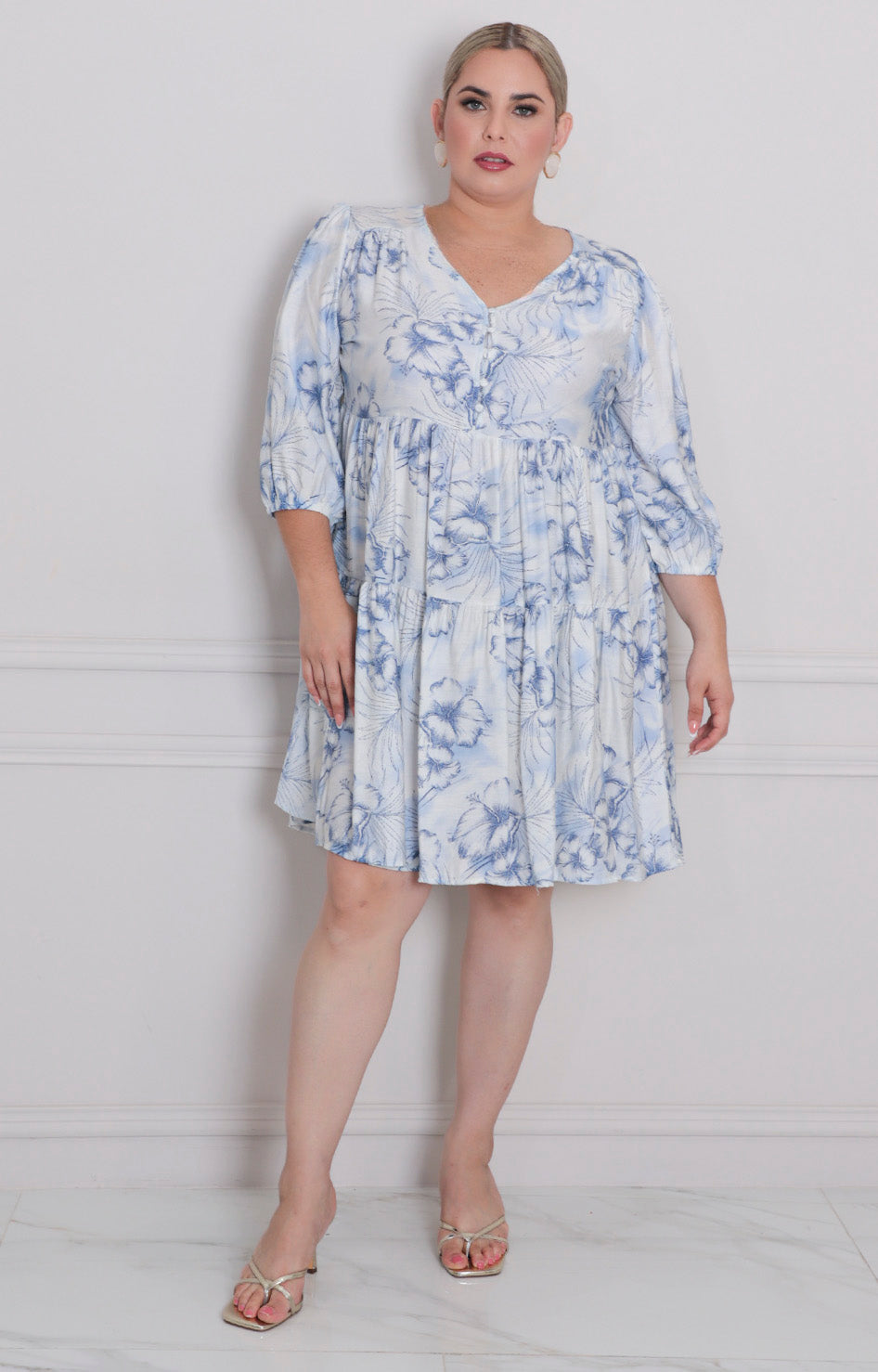 Vestido estampado corto - VESTIDO CORTO CURVY Boutiquemirel 