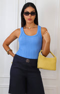 Blusa de tirantes con textura