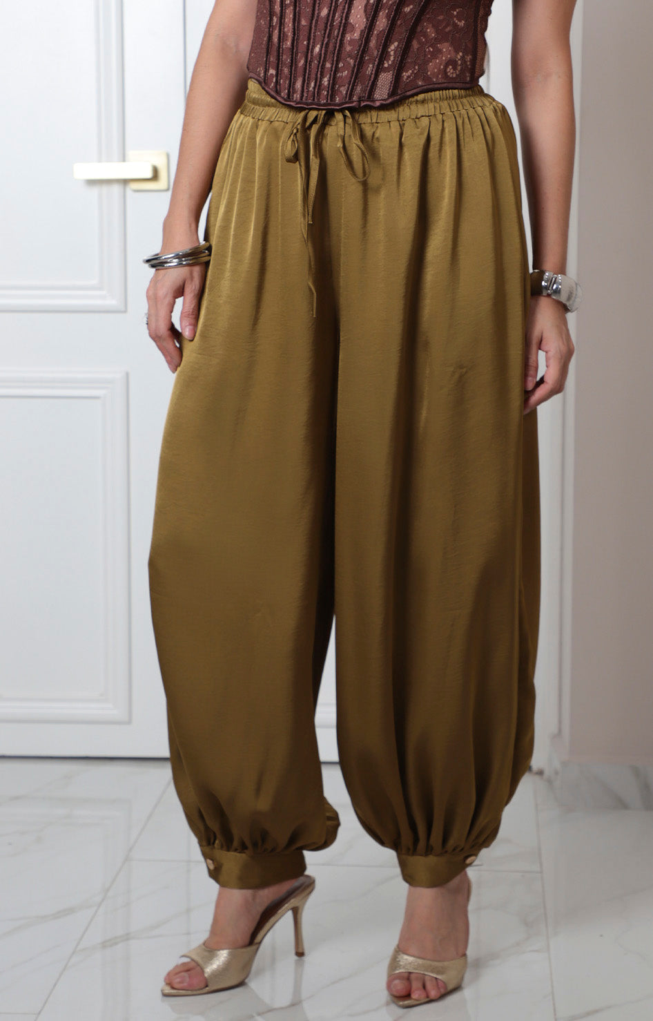 Pantalón Pantalón con cordón ajustable