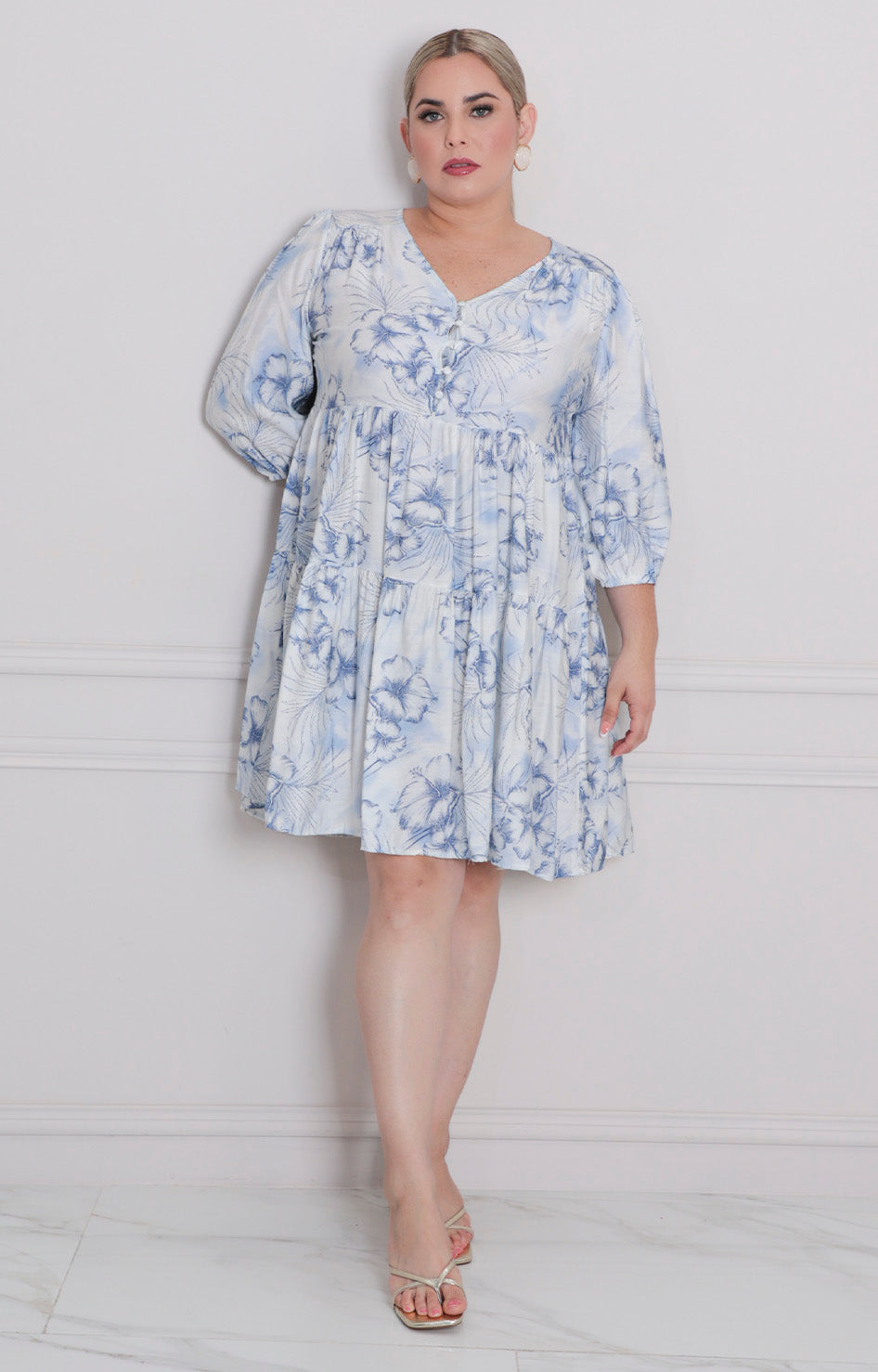 Vestido estampado corto - VESTIDO CORTO CURVY Boutiquemirel 