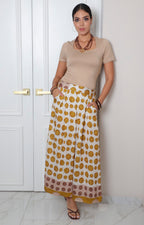 Pantalón con estampado polka dots