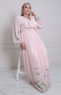Vestido de manga larga estampado - VESTIDO LARGO CURVY Boutiquemirel 