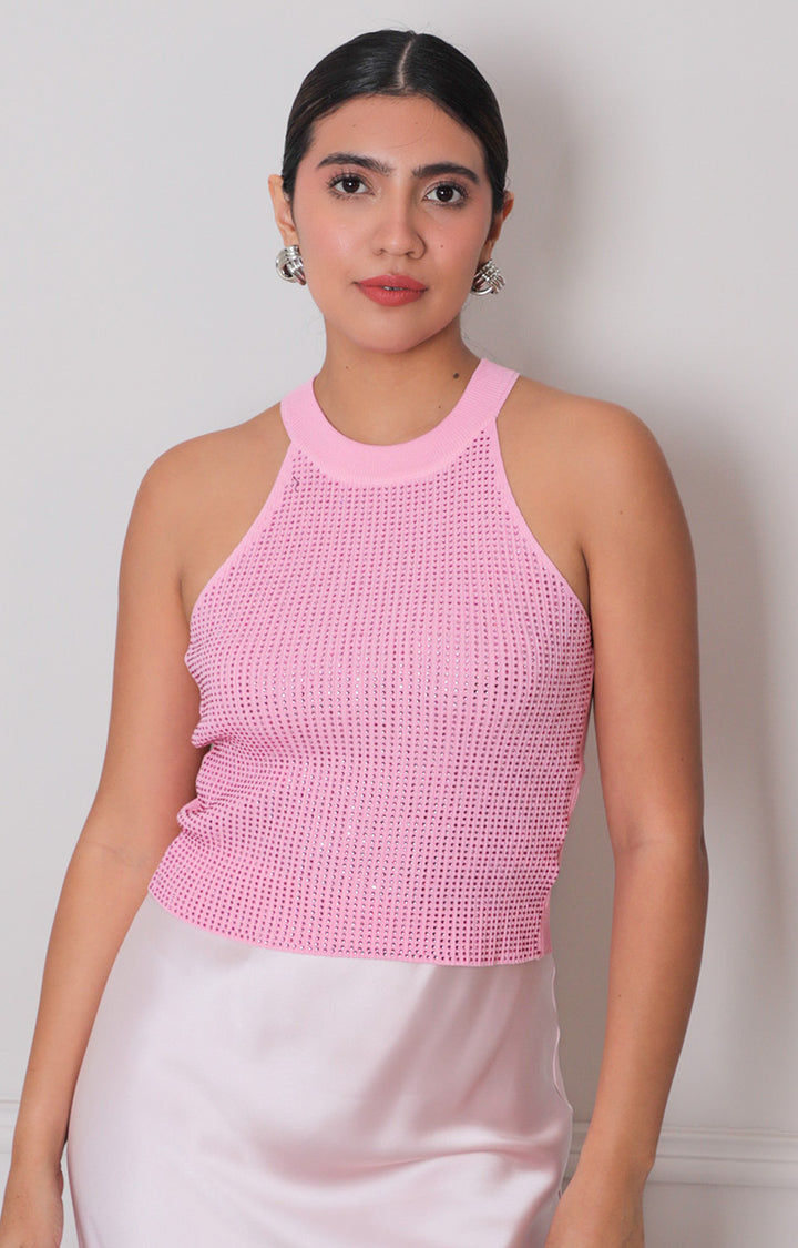 Blusa halter con brillos - BLUSAS REGULAR Boutiquemirel 