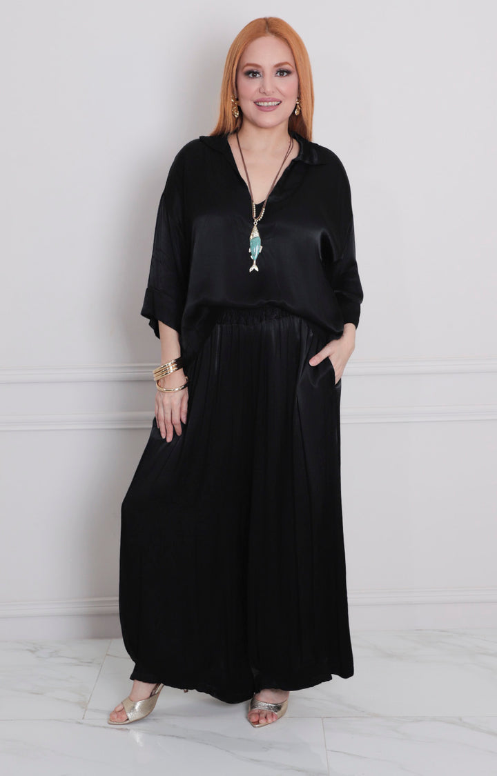 Conjunto negro liso - CONJUNTO Boutiquemirel 