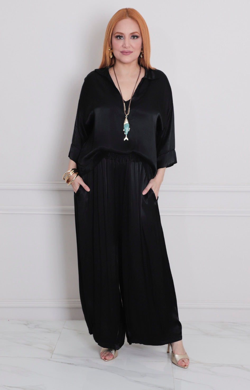 Conjunto negro liso - CONJUNTO Boutiquemirel 