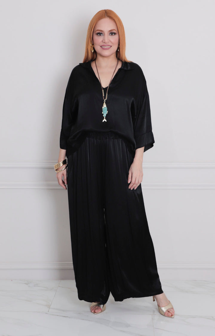 Conjunto negro liso - CONJUNTO Boutiquemirel 