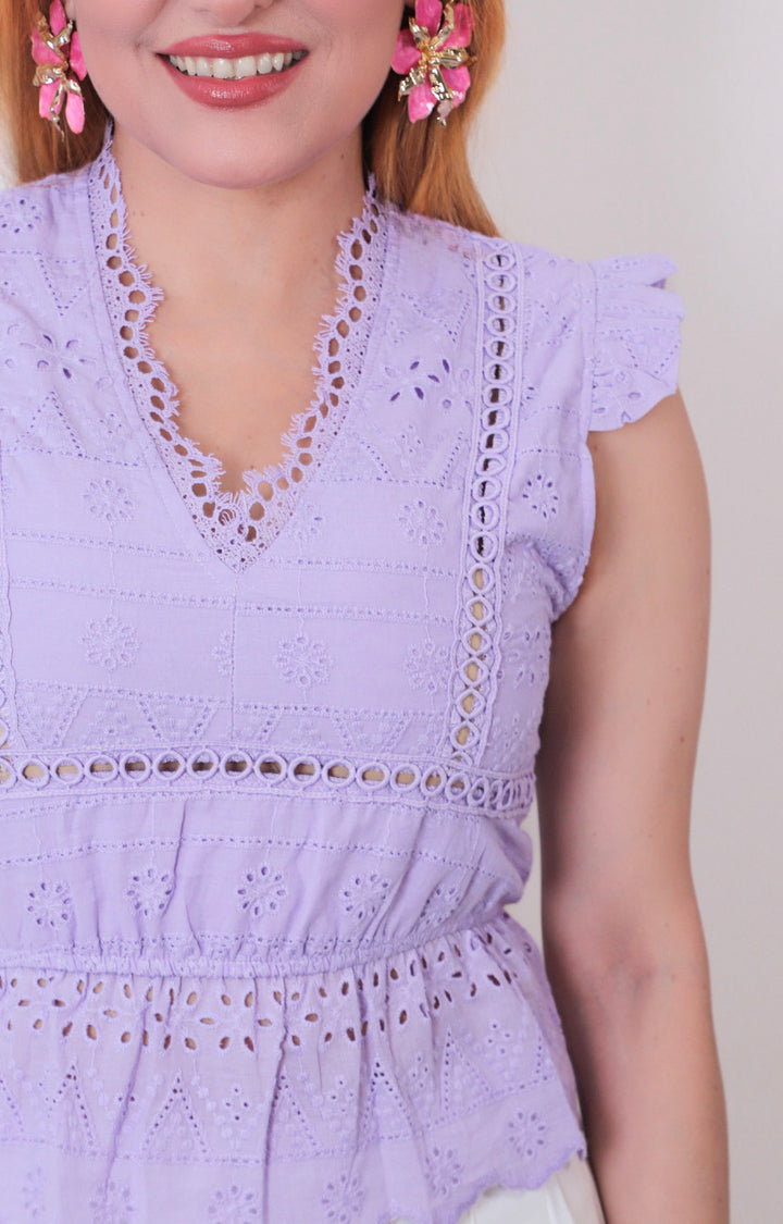 B*4-26*CRETA*6017*LILA - BLUSAS REGULAR Boutiquemirel 