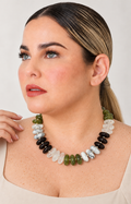Collar de cuentas tipo disco