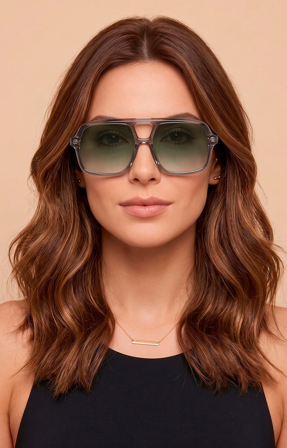 Lentes de sol aviador cuadrados