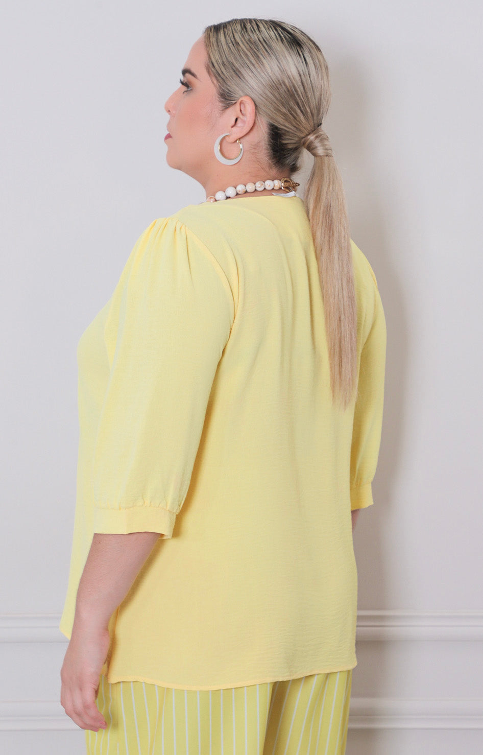 Blusa lisa - BLUSAS CURVY Boutiquemirel 