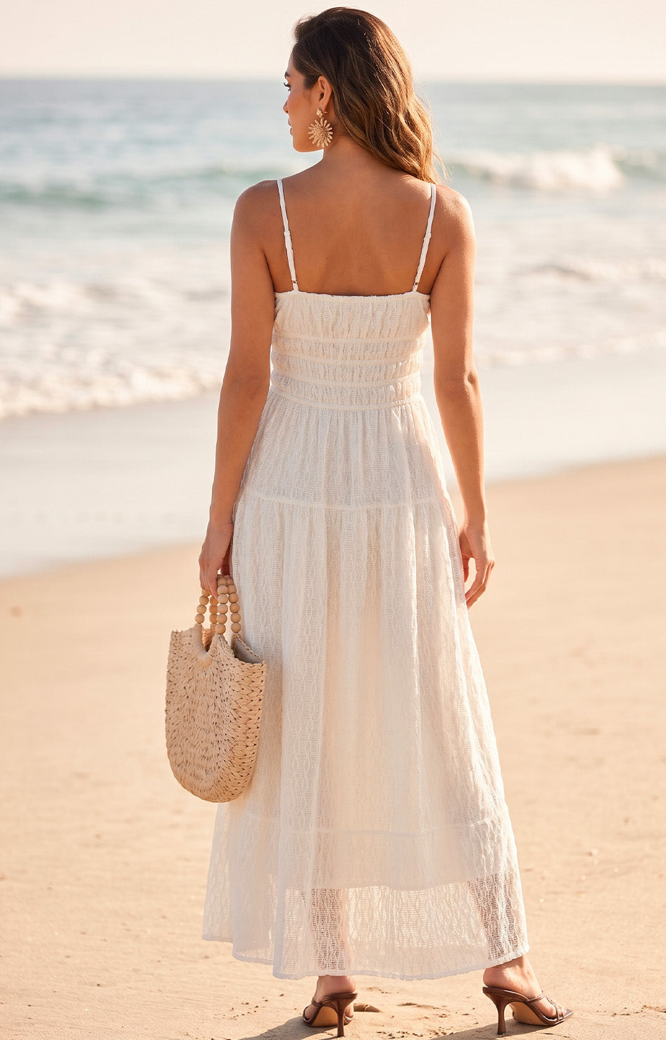 Vestido boho con detalles bordados - VESTIDO LARGO REGULAR Boutiquemirel 