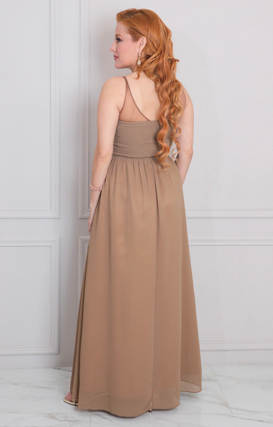 Vestido de tirantes con brillos - VESTIDO LARGO REGULAR Boutiquemirel 