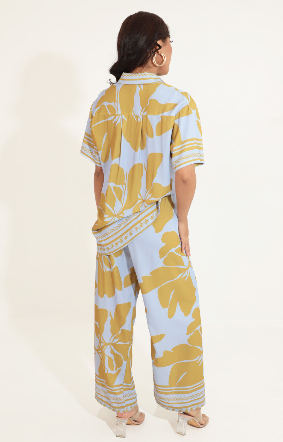 Conjunto mostaza estampado - CONJUNTO Boutiquemirel 