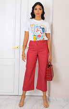 Pantalón con bolsillos delanteros