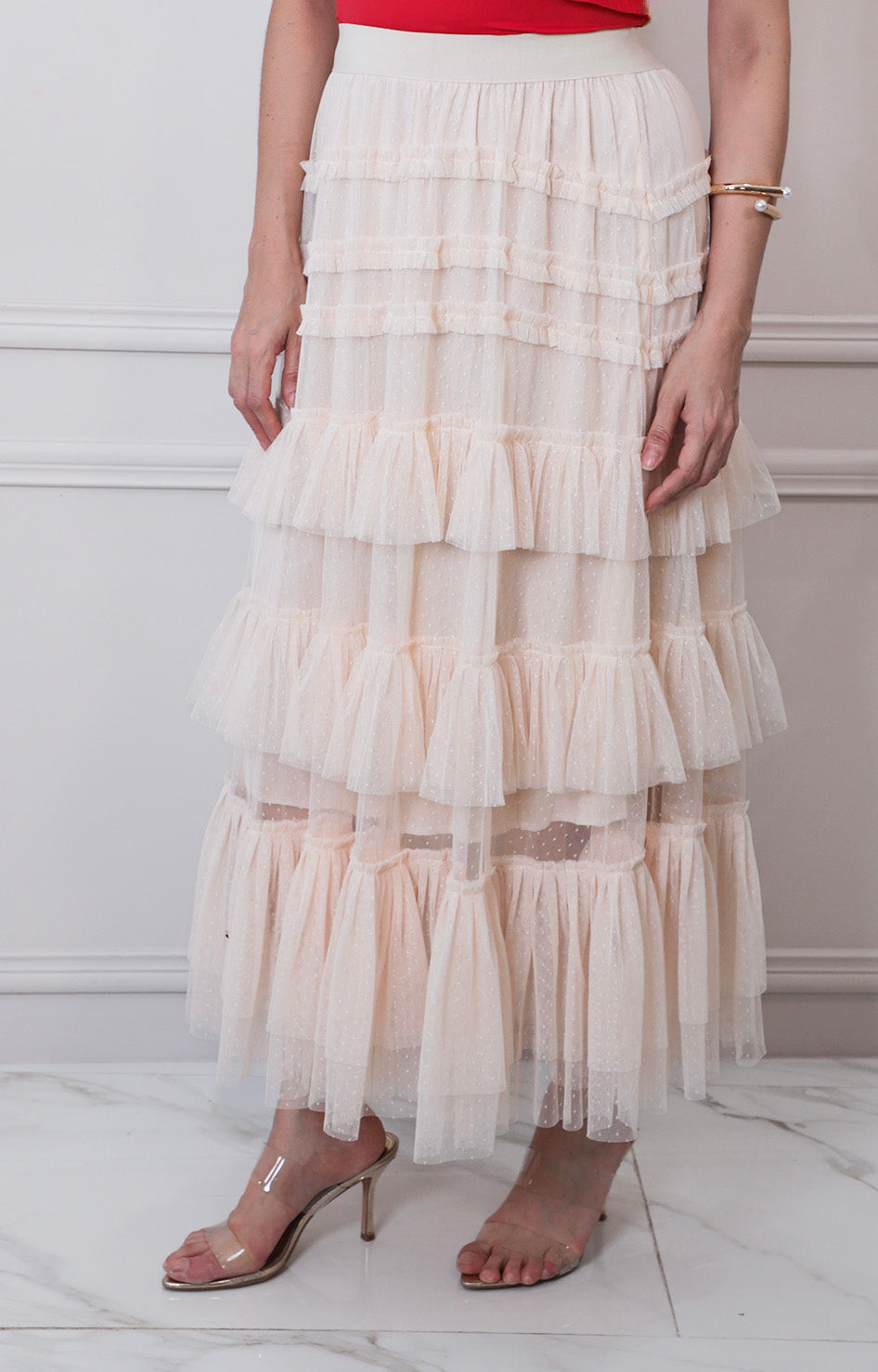 F*3-26*TABA*SA08*BEIGE - FALDA REGULAR Boutiquemirel 