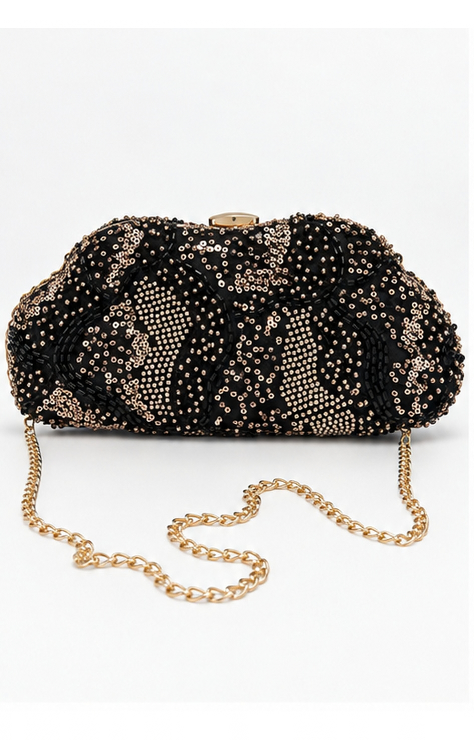 Bolso clutch de fiesta con brillos