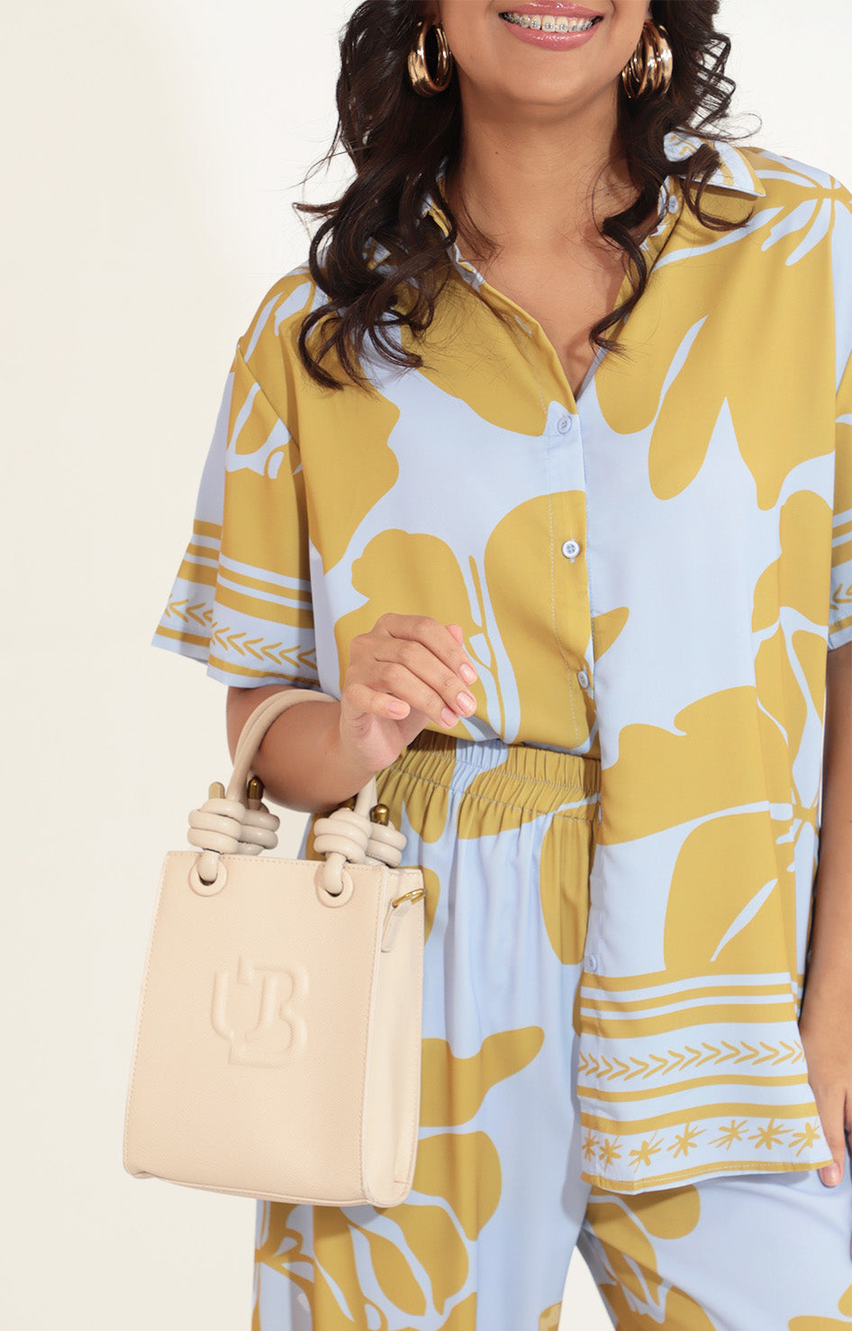 Conjunto mostaza estampado - CONJUNTO Boutiquemirel 