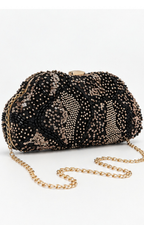 Bolso clutch de fiesta con brillos