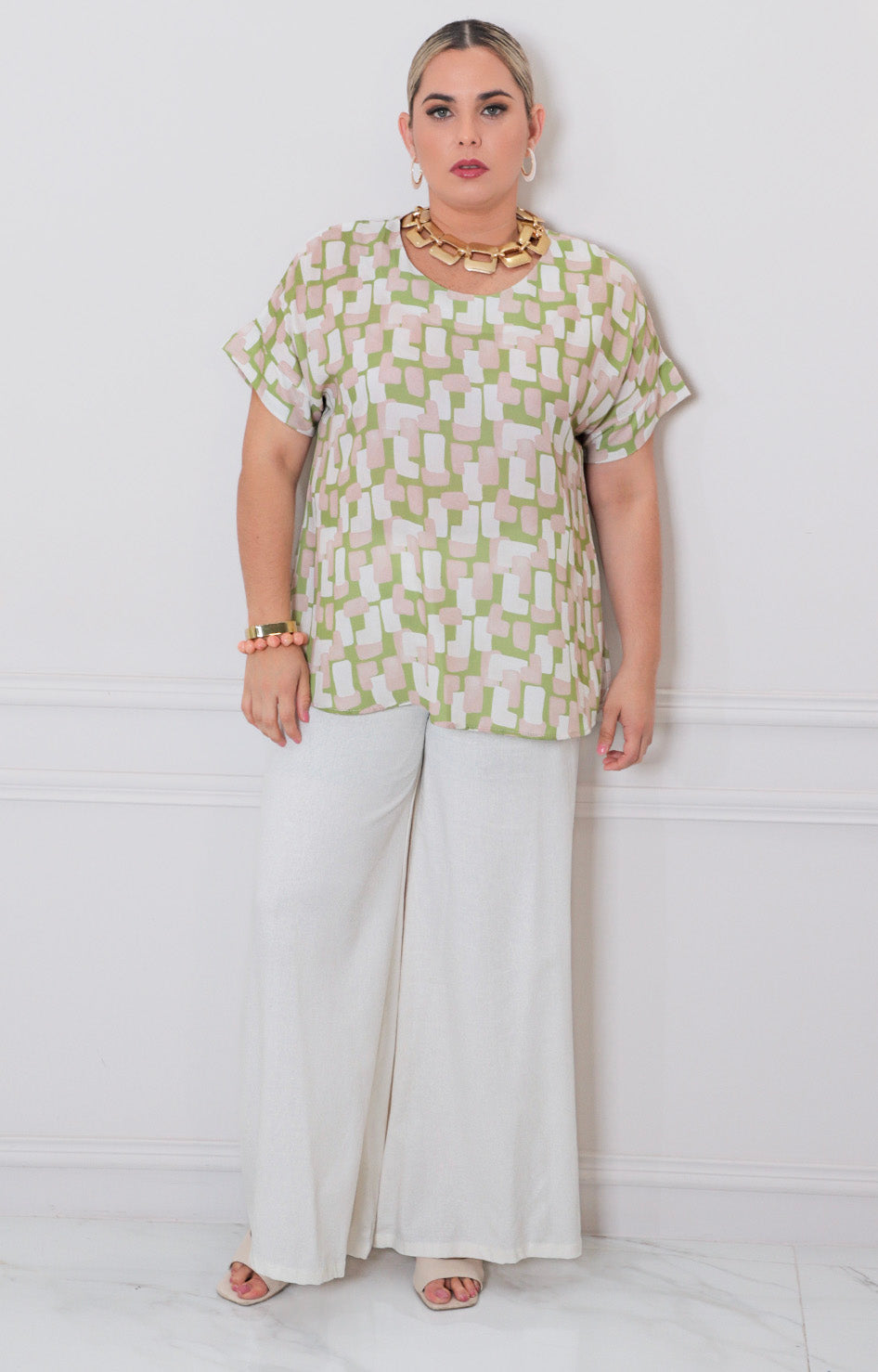 Blusa estampada - BLUSAS CURVY Boutiquemirel 