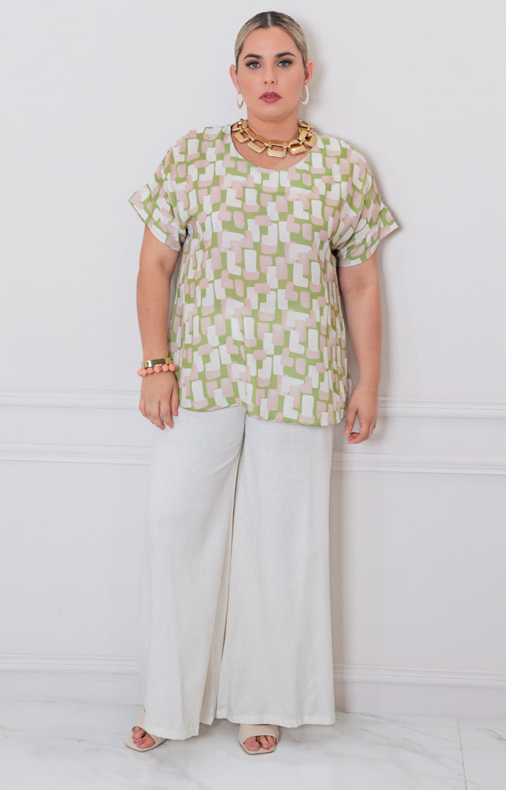 Blusa estampada - BLUSAS CURVY Boutiquemirel 