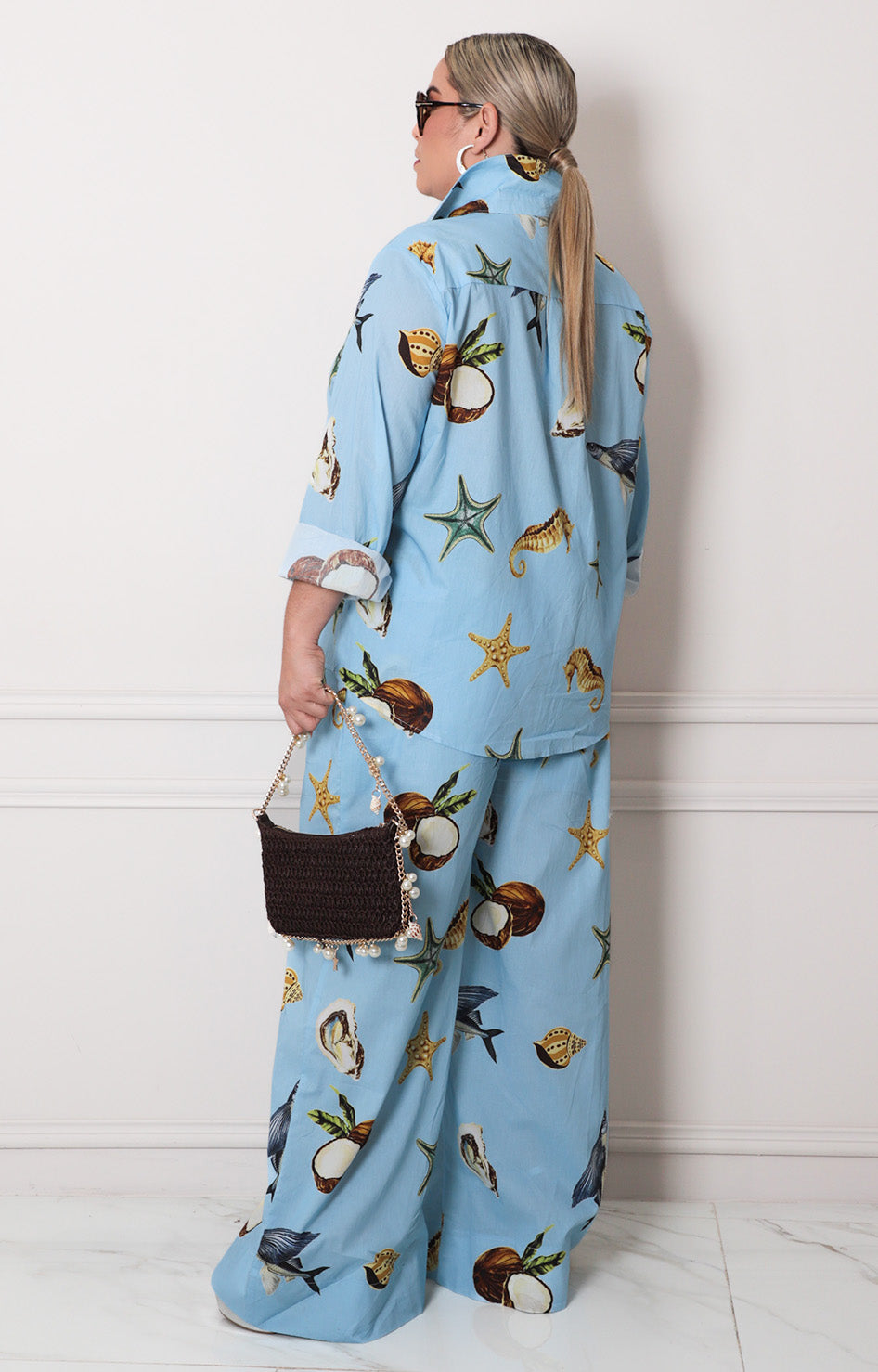 Conjunto con estampado tropical - CONJUNTO CURVY Boutiquemirel 