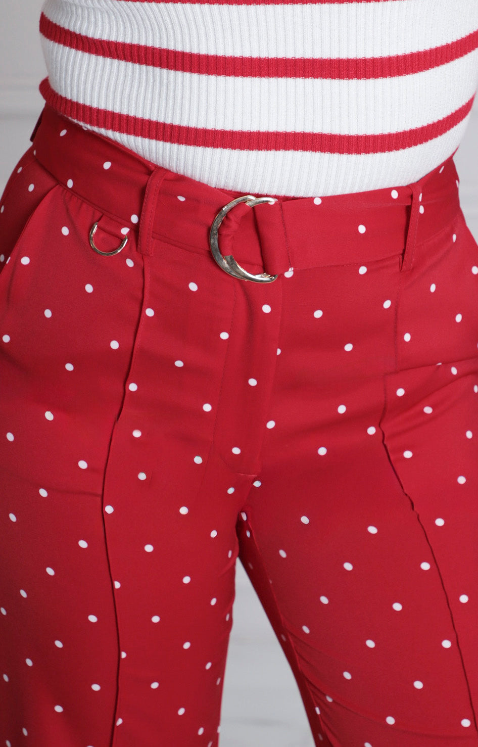 Pantalòn estampado con cinturòn - PANTALON REGULAR Boutiquemirel 