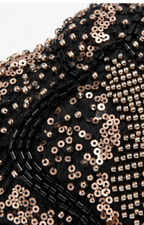 Bolso clutch de fiesta con brillos