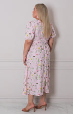 Vestido estampado floral - VESTIDO LARGO CURVY Boutiquemirel 