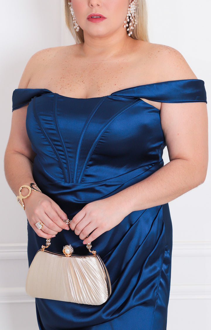 Vestido de tirantes con fruncido - VESTIDO LARGO CURVY Boutiquemirel 