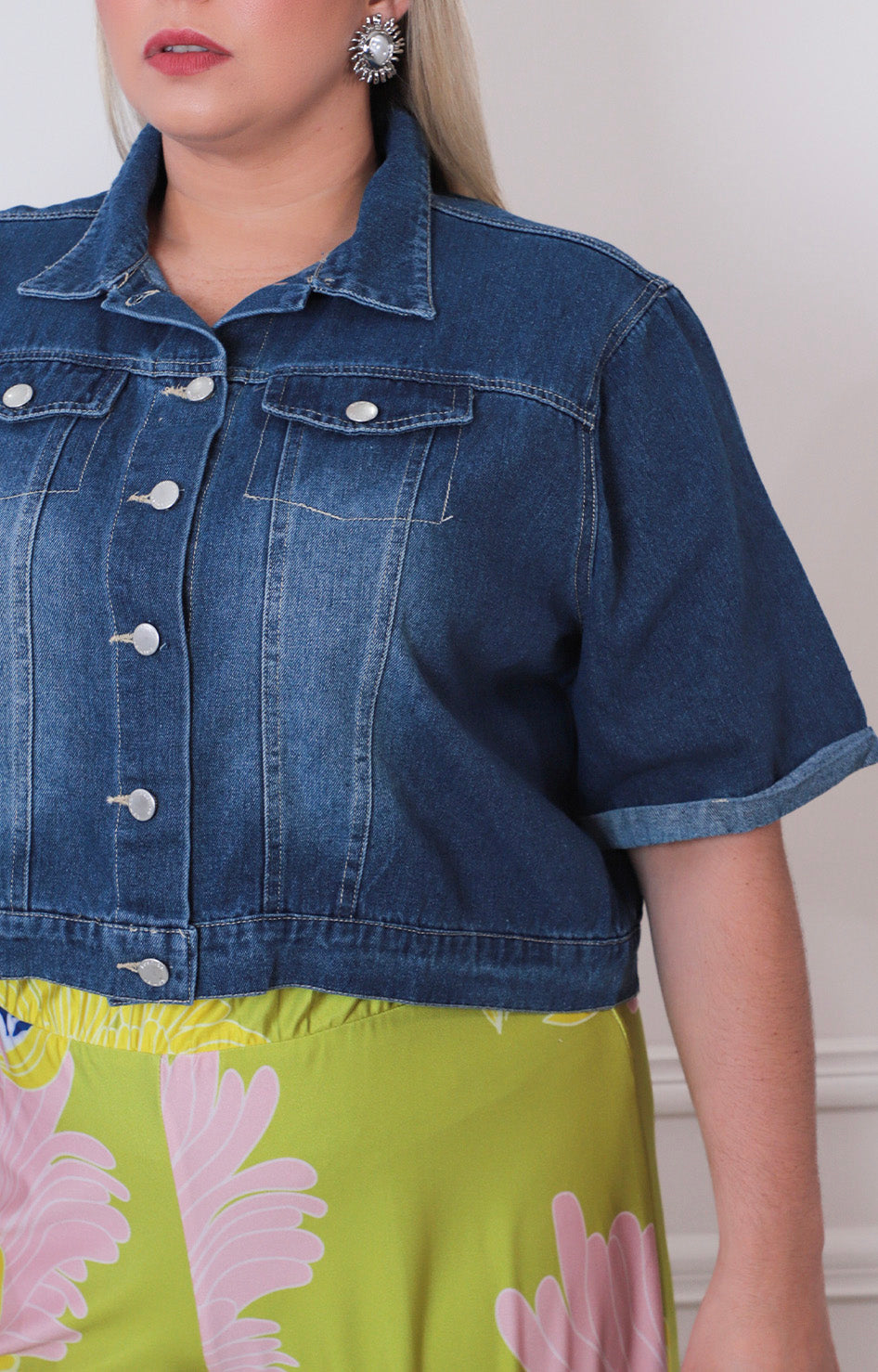 Blusa de mezclilla - BLUSAS CURVY Boutiquemirel 