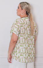 Blusa estampada - BLUSAS CURVY Boutiquemirel 