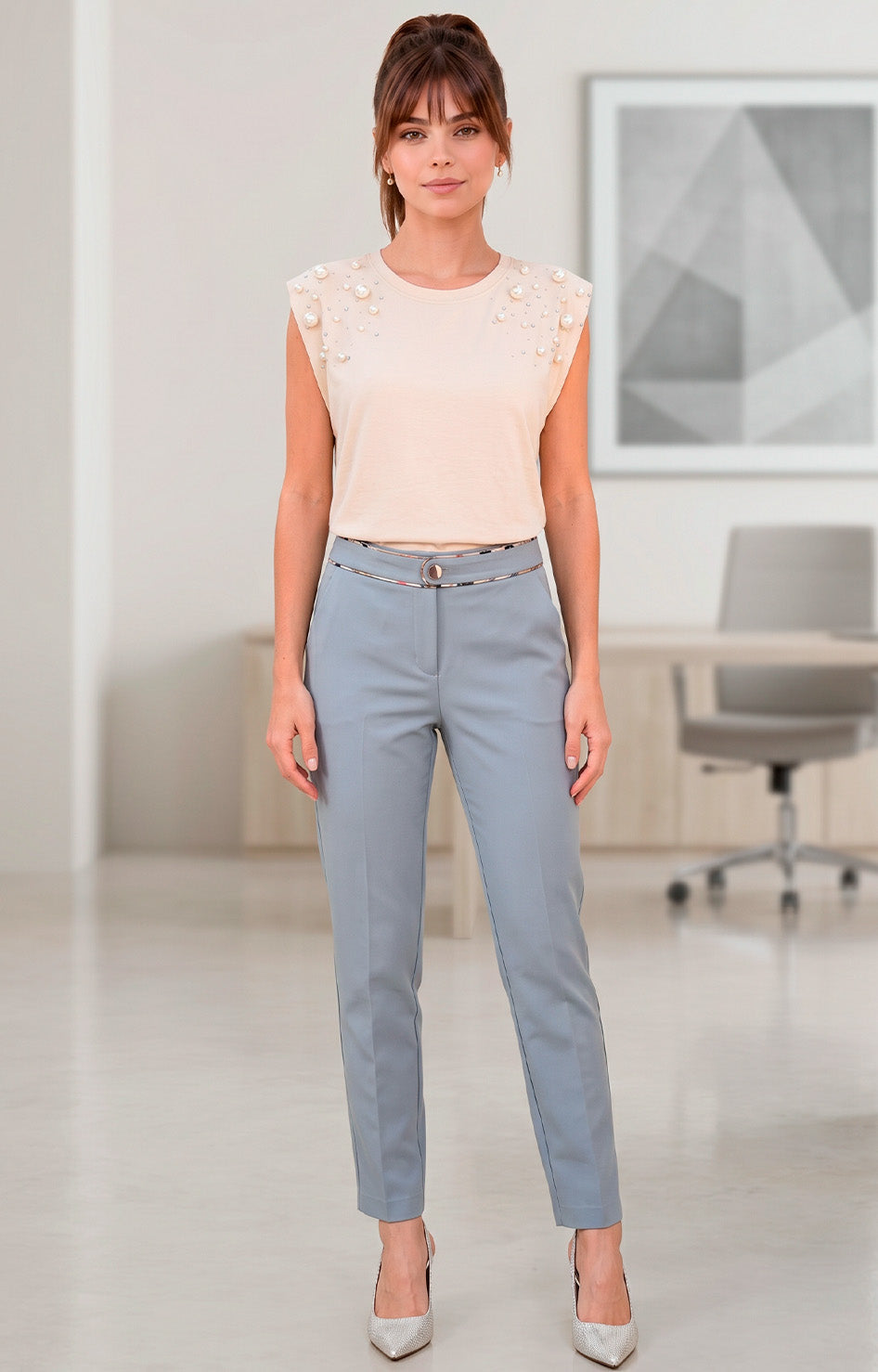 Pantalón formal recto - PANTALON REGULAR Boutiquemirel 