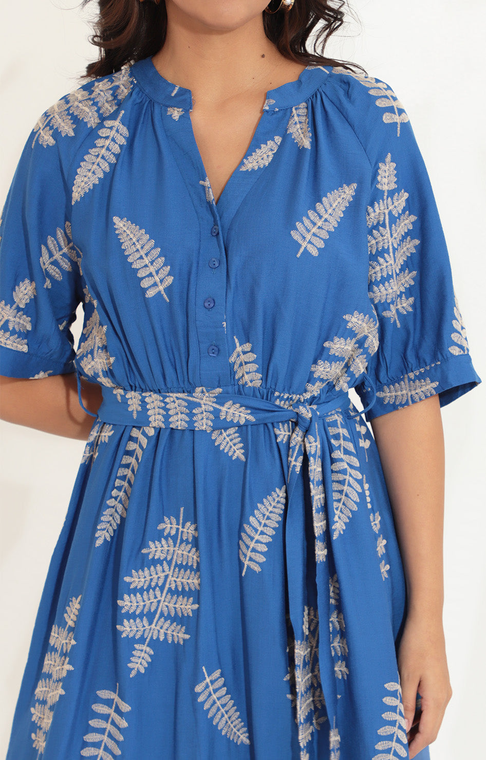 Vestido azul estampado - VESTIDO XL Boutiquemirel 