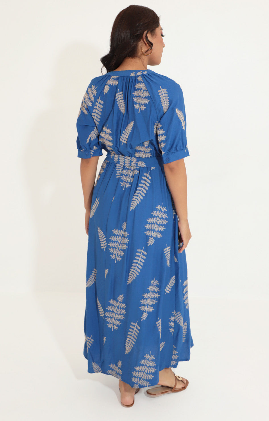 Vestido azul estampado - VESTIDO XL Boutiquemirel 