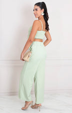 Conjunto verde de guipiur