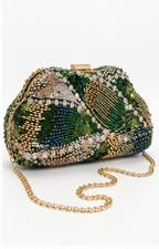 Bolso clutch de fiesta con brillos