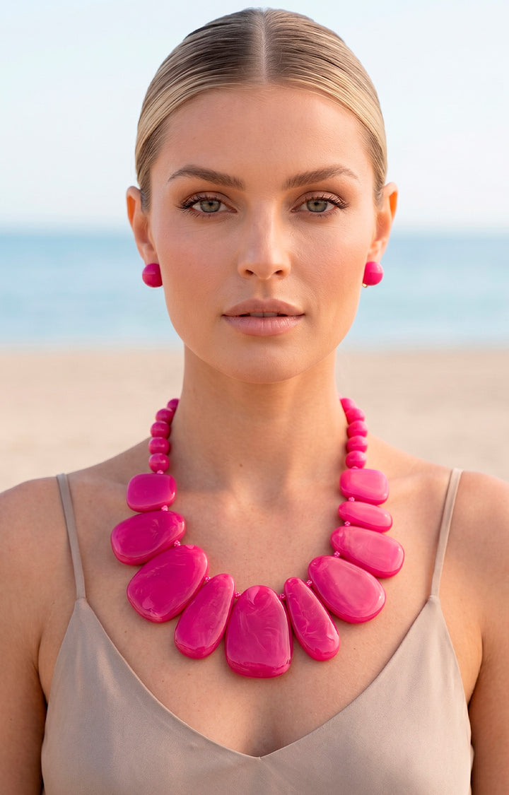 Set de collar y aretes