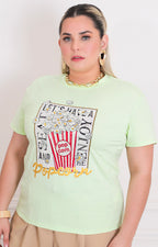 Blusa estampada con brillos
