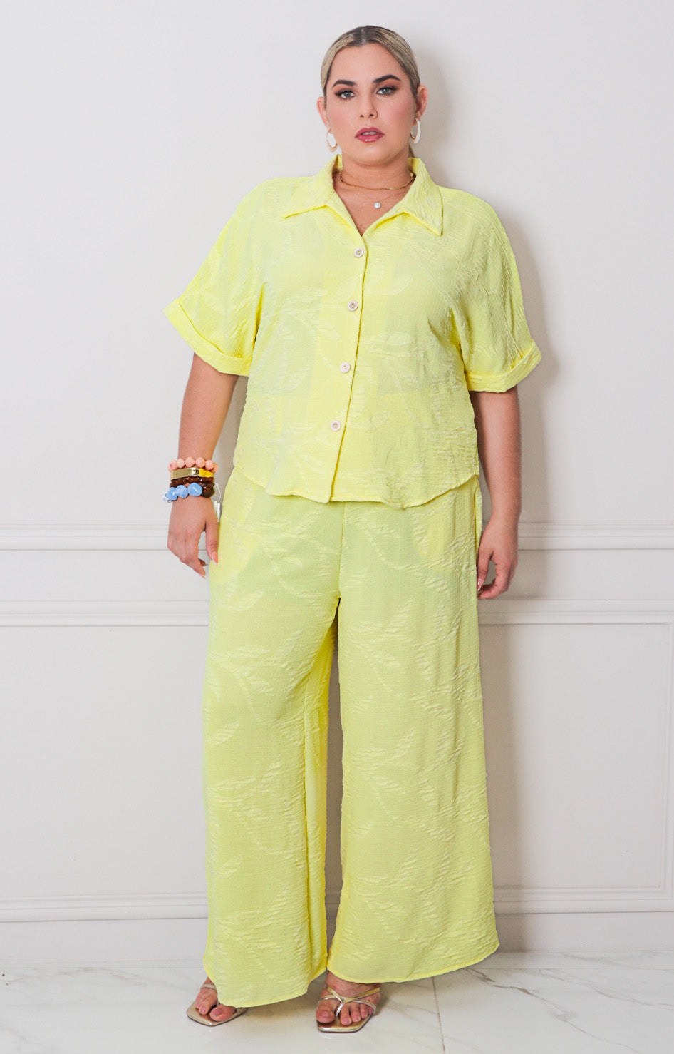 Conjunto amarillo - CONJUNTO CURVY Boutiquemirel 