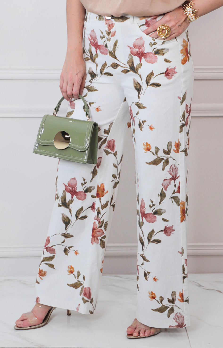 P*4-26*SPACE*4522*BLANCO ESTAMPADO - PANTALON REGULAR Boutiquemirel 