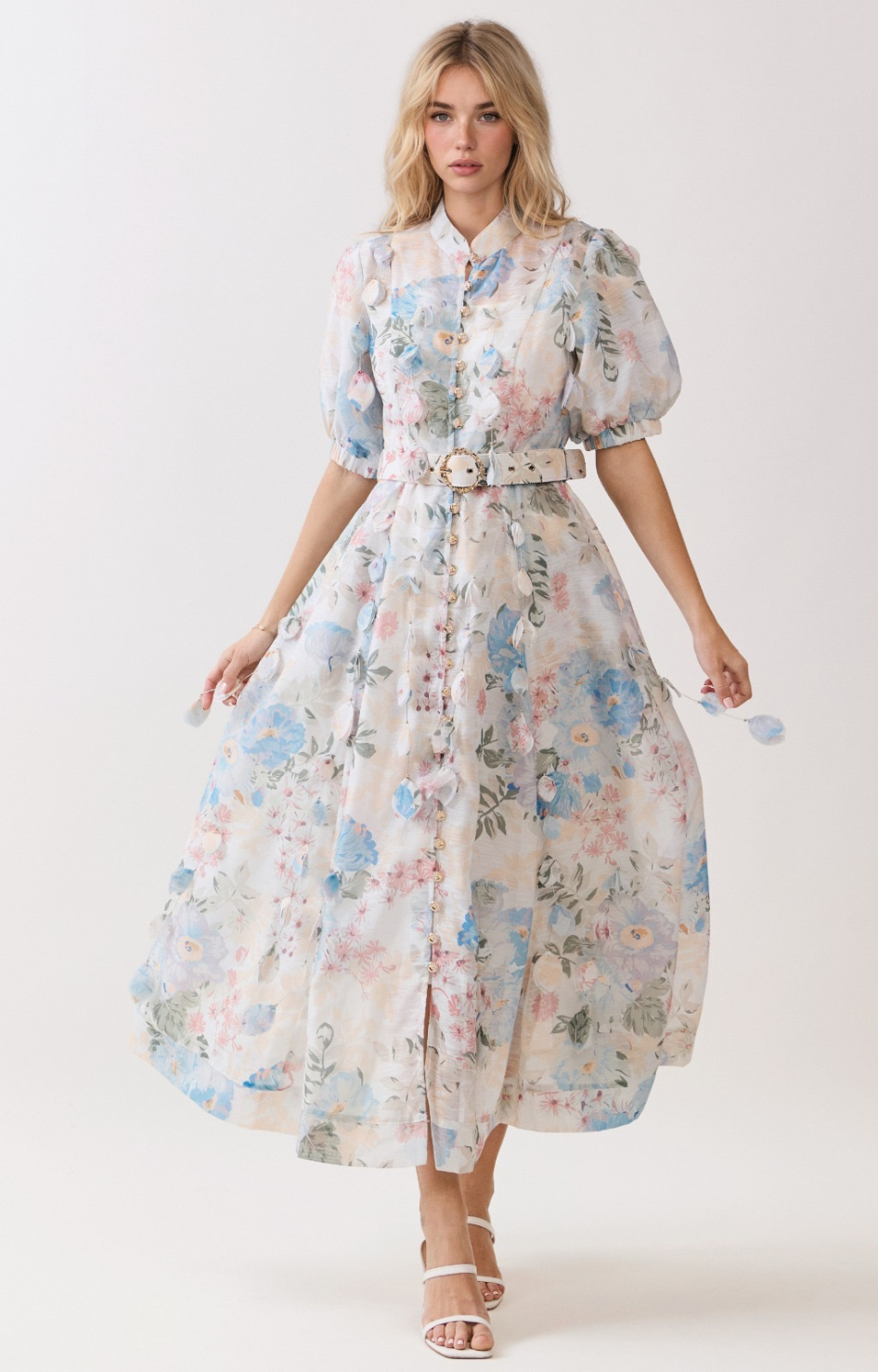 Vestido estampado - VESTIDO LARGO REGULAR Boutiquemirel 