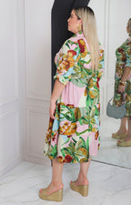 Vestido corto estampado